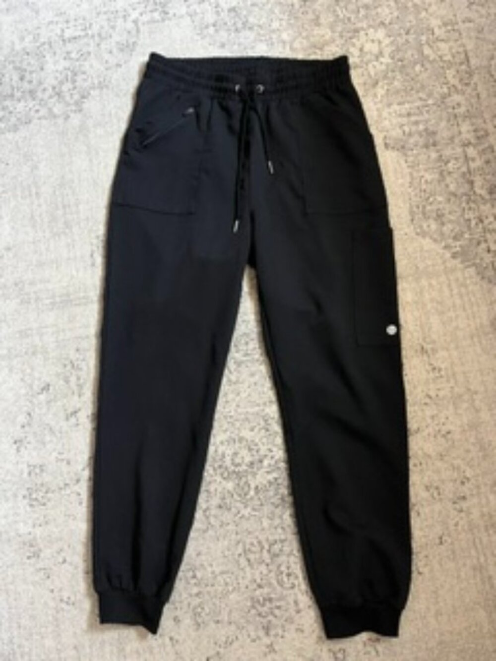 🧡3/15 RBX Scrubs Live Love Care Jogger's Black Women's M